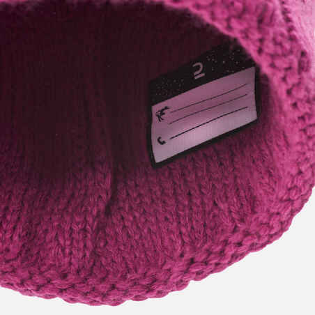 Vaikiška slidinėjimo kepurė „Grand Nord‟, pagaminta Prancūzijoje, rožinė
