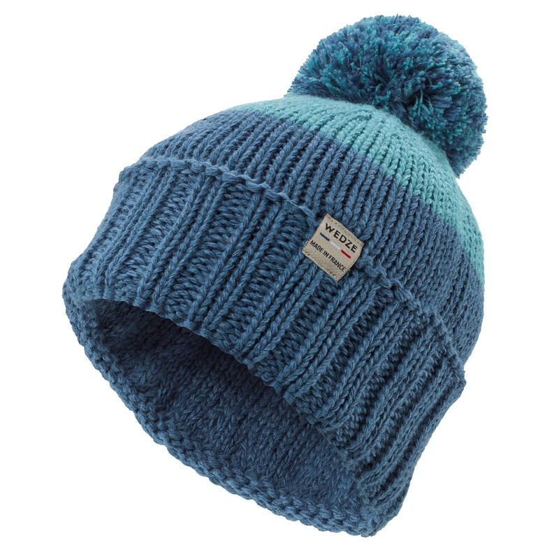 BONNET DE SKI MADE IN FRANCE ENFANT - GRAND NORD - BLEU