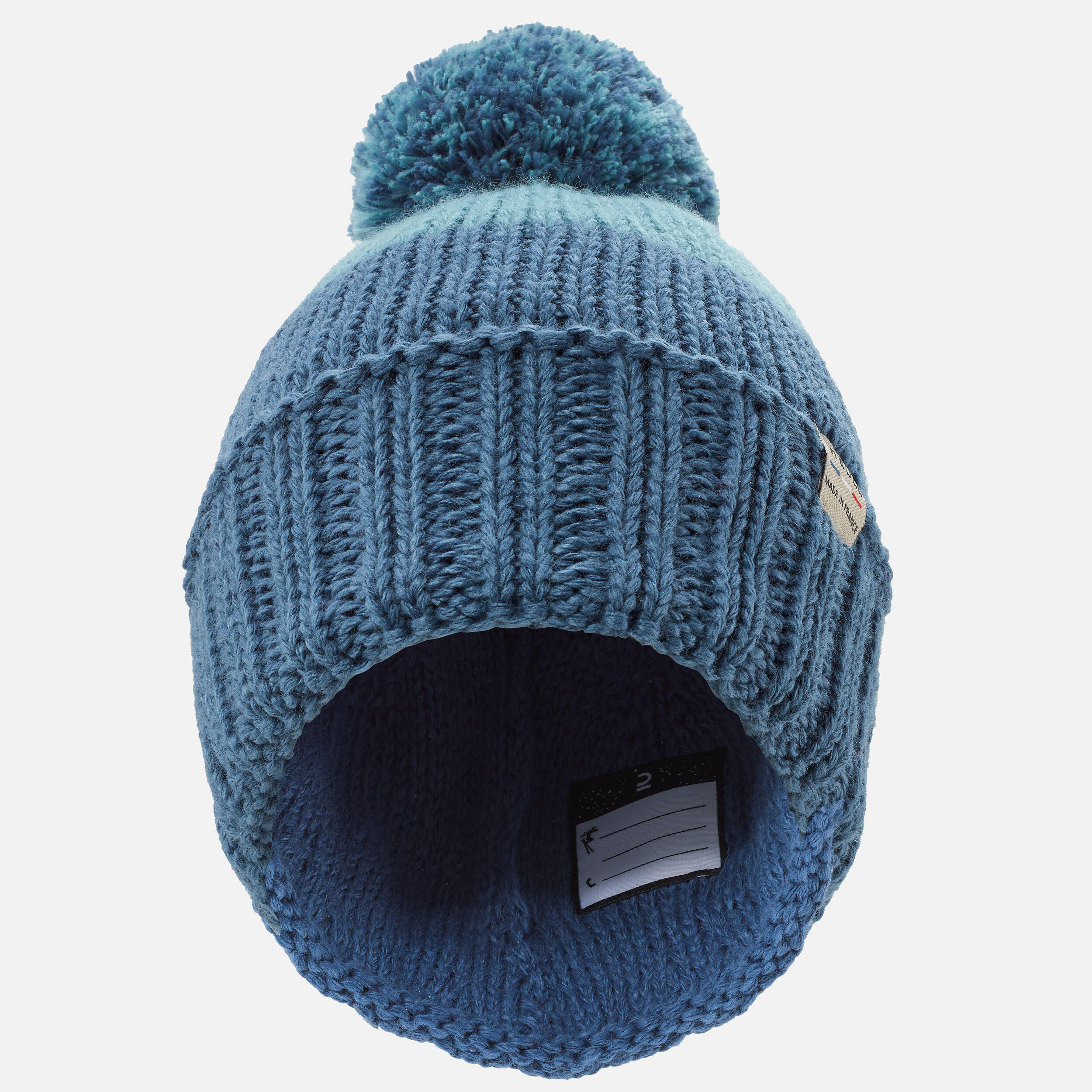 KIDS’ SKI HAT MADE IN FRANCE - GRAND NORD - BLUE 2/7