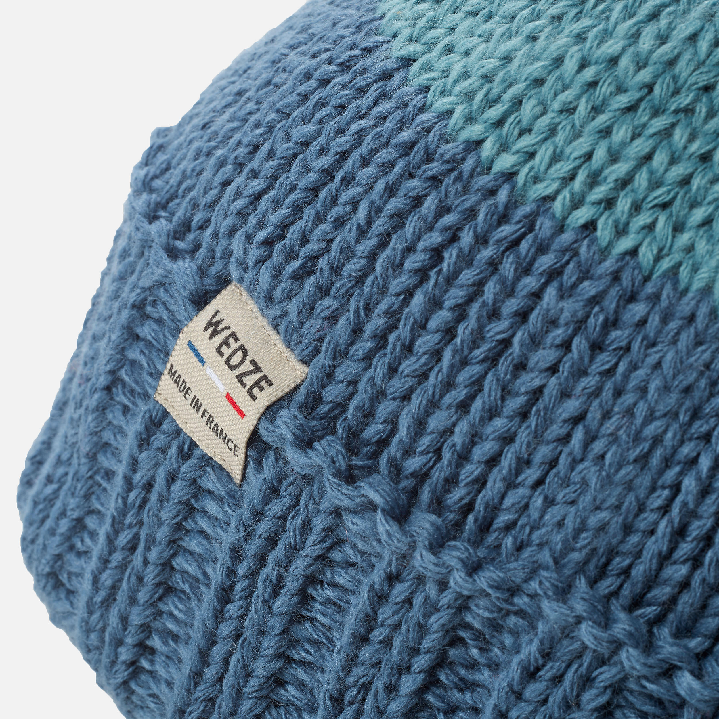 MADE IN FRANCE CHILDREN'S SKI CAP - GRAND NORD - BLUE