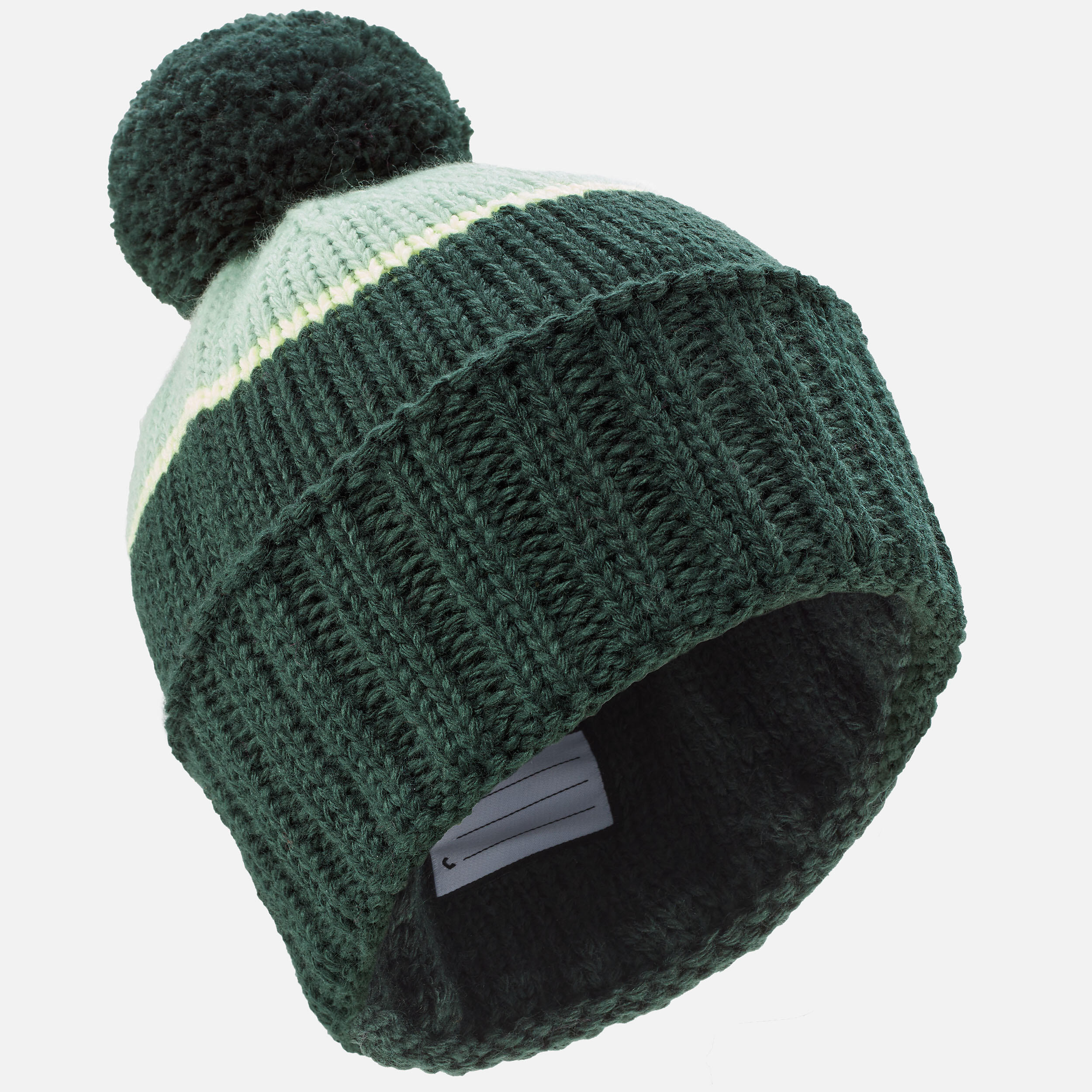 Căciulă de schi fabricată în Franța, GRAND NORD 500 Verde Copii
