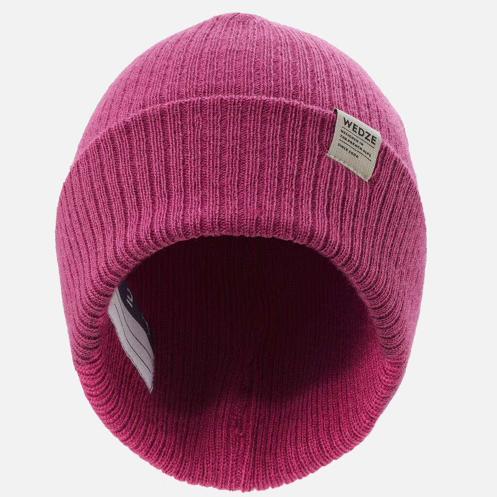 BONNET DE SKI ENFANT - FISHERMAN -VIOLET FUCHSIA