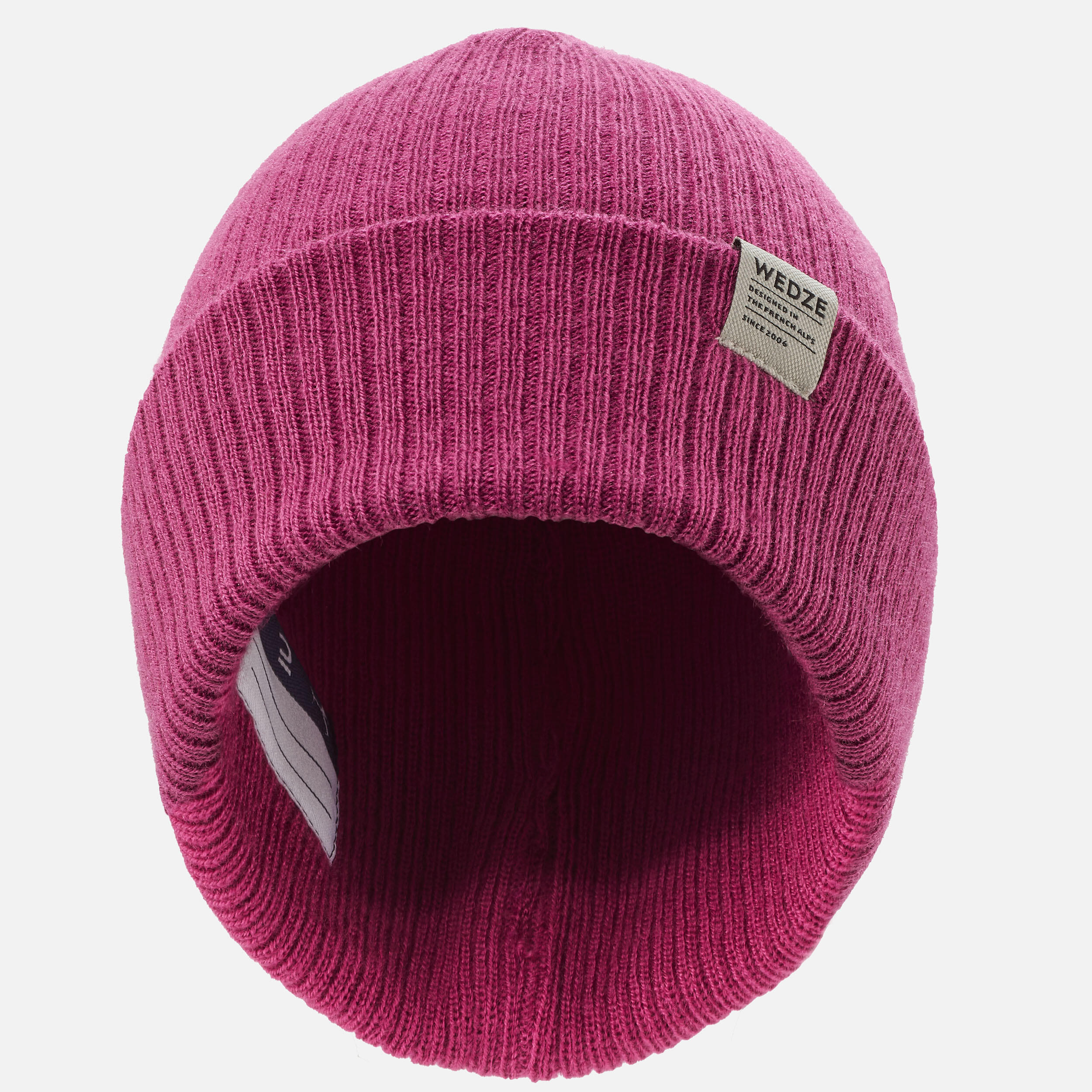 Kids' Warm Ski Beanie - Fisherman Pink - WEDZE