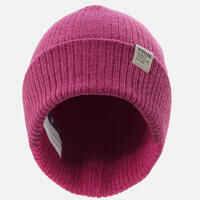 KIDS SKI HAT - FISHERMAN - PURPLE FUCHSIA