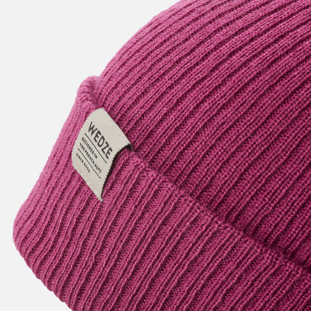 KIDS SKI HAT - FISHERMAN - PURPLE FUCHSIA