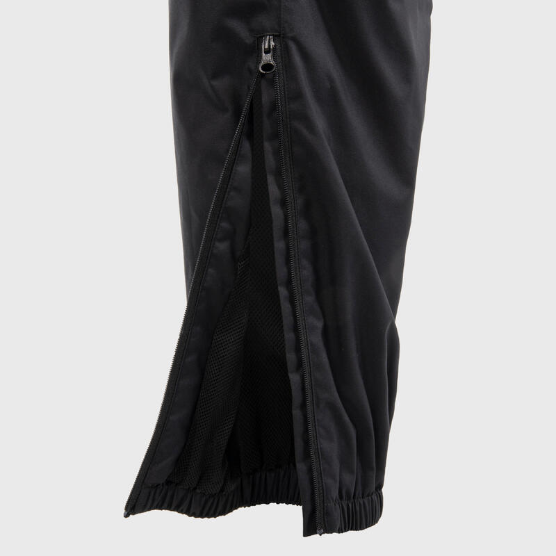 PANTALON DE PLUIE IMPERMÉABLE DE RUGBY ADULTE - R500 NOIR