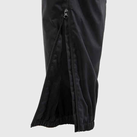 Suaugusiųjų neperšlampamos regbio kelnės „R500“, juodos