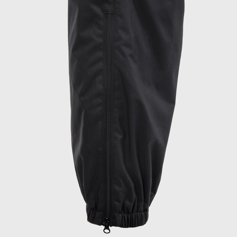 Pantalón de lluvia impermeable de rugby Adulto - R500 negro