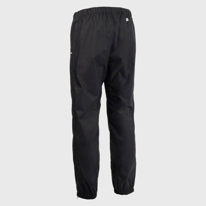 PANTALON DE PLUIE IMPERMÉABLE DE RUGBY ADULTE - R500 NOIR