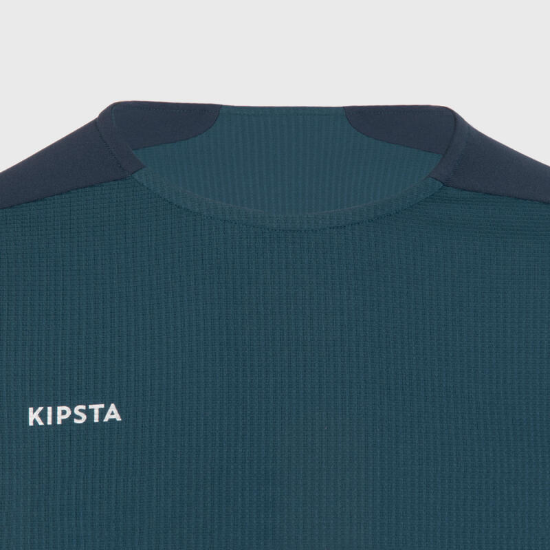 Men's ShortSleeved Rugby Training Shirt R500 Blue OFFLOAD Decathlon