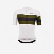 Maglia Ciclismo Uomo Santini Race Bianca Verde Nera Slim Fit