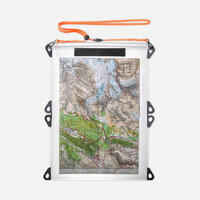מחזיק מפות עמיד במים בדירוג IPX4 לטיולים, לטרקים ולמרוצי הרפתקאות