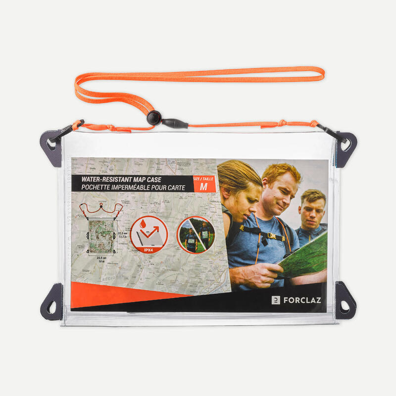 IPX4 RATED WATERPROOF MAP HOLDER FOR HIKING, TREKKING AND MULTISPORT