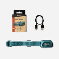 RECHARGEABLE HEADLAMP - 300 LUMENS - HL500 USB V2 turquoise