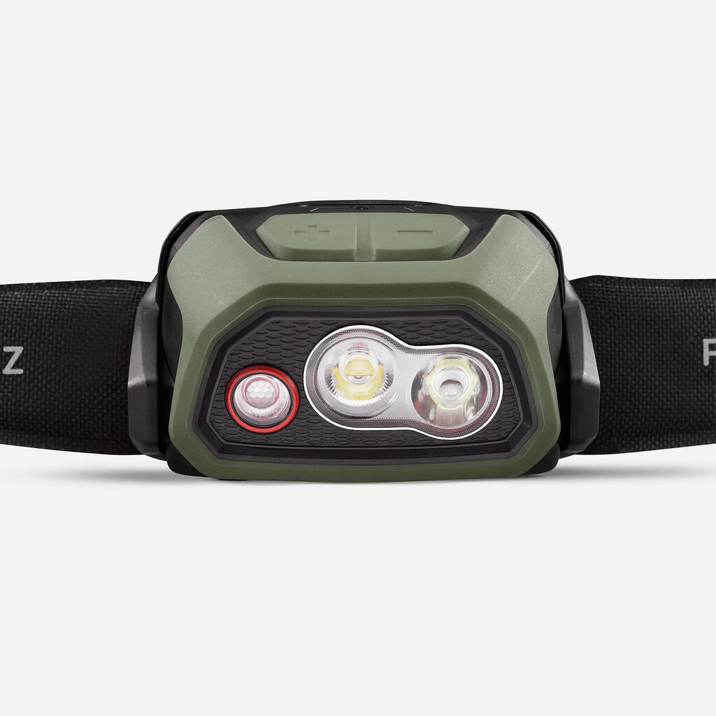 RECHARGEABLE HEADLAMP - 600 LUMENS - HL900 USB V3 khaki