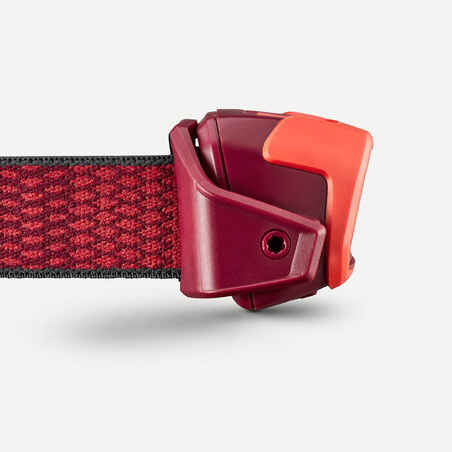 300 liumenų įkraunamas galvos prožektorius „HL500 USB V3“, raudonas 