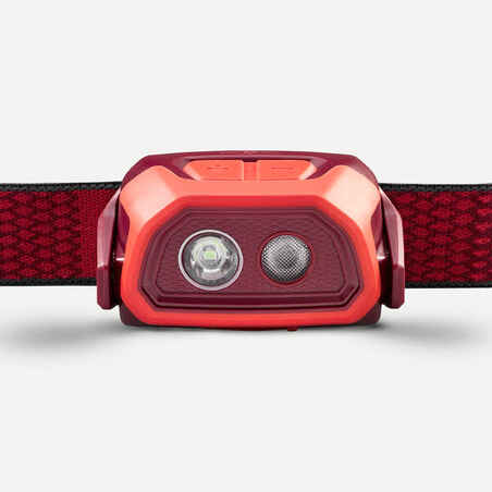 Rechargeable headlamp - 300 lumens - HL500 USB V3 -  Red