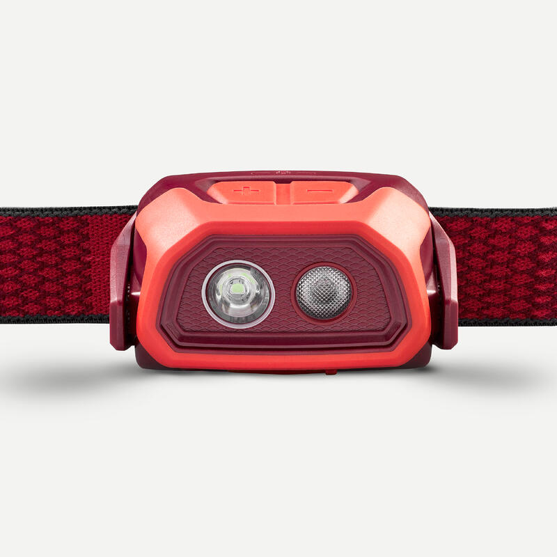 Oplaadbare hoofdlamp voor trekking 300 lumen HL500 usb V3 rood