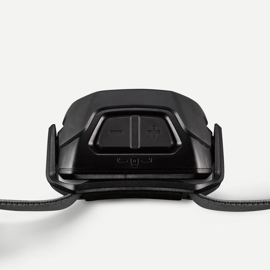 Črna naglavna svetilka HL500 - USB V3 (300 lumnov)