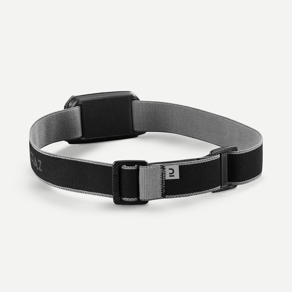 Črna naglavna svetilka HL500 - USB V3 (300 lumnov)