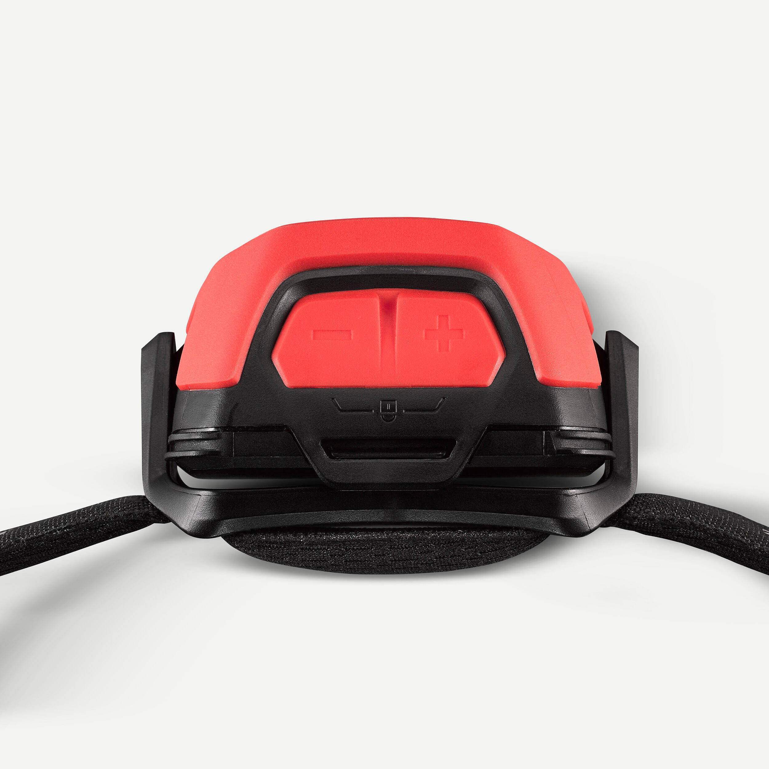 USB Rechargeable Head Torch HL900 600 Lumen Red/Grey -  5
