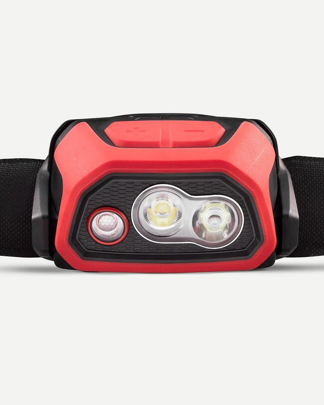 RECHARGEABLE HEADLAMP - 600 LUMENS - HL900 USB V3 red