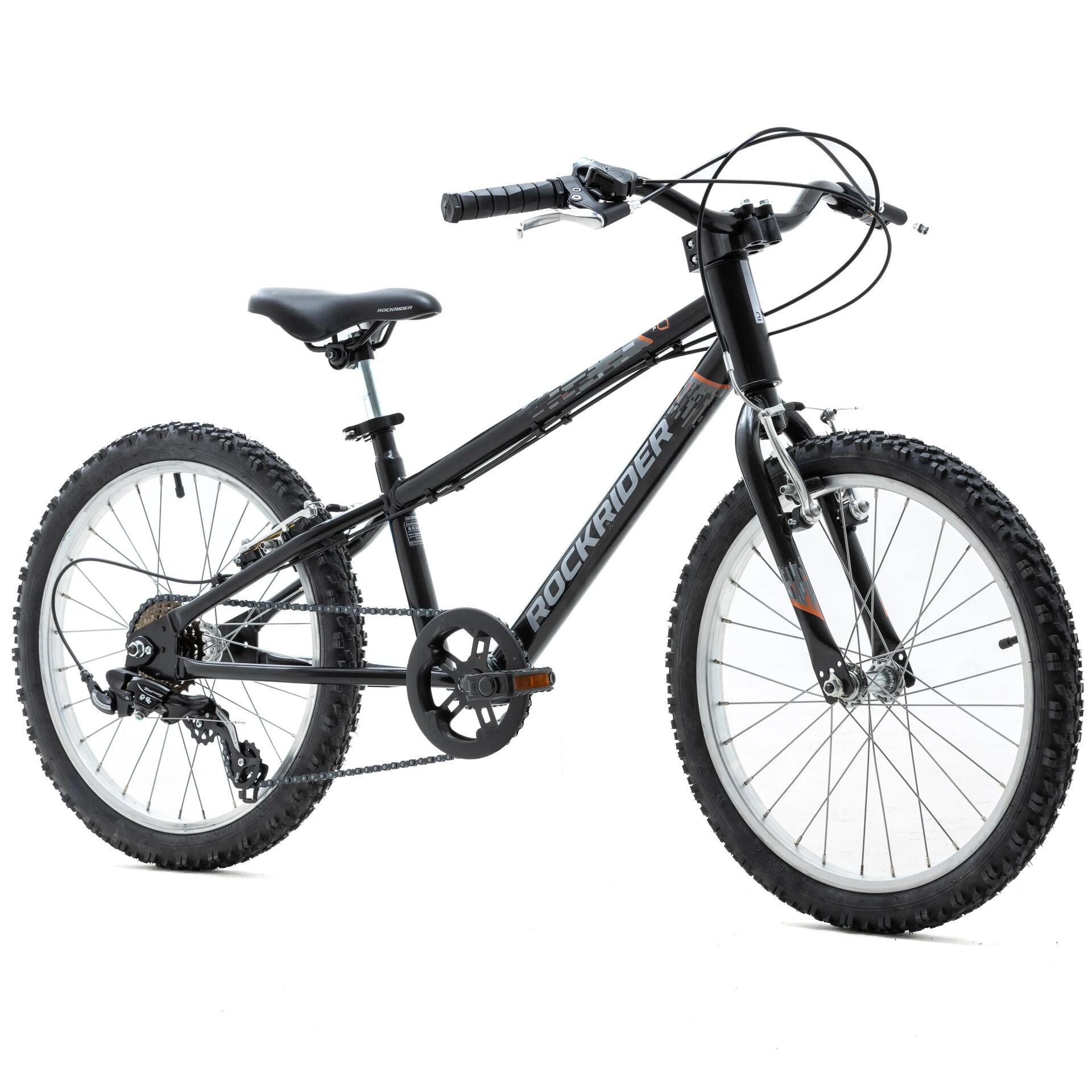 Bicicleta Infantil MTB ST 120 Aro 20 Rockrider Preta
