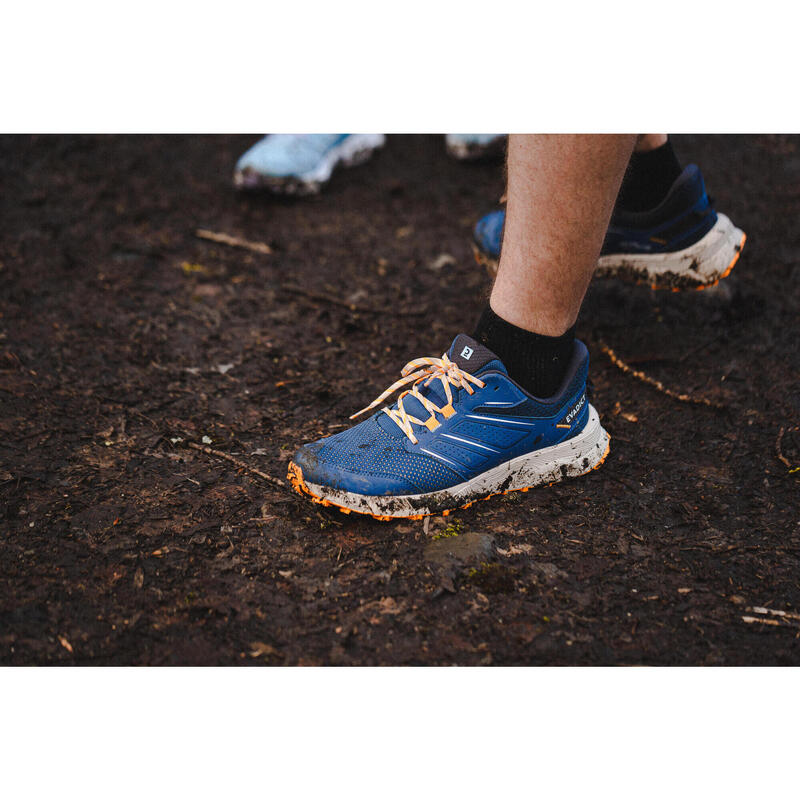 Trailschoenen voor heren Easytrail blauw mango