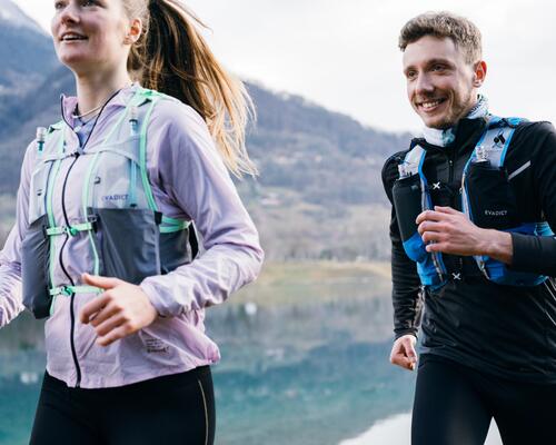 woman stretching after a run