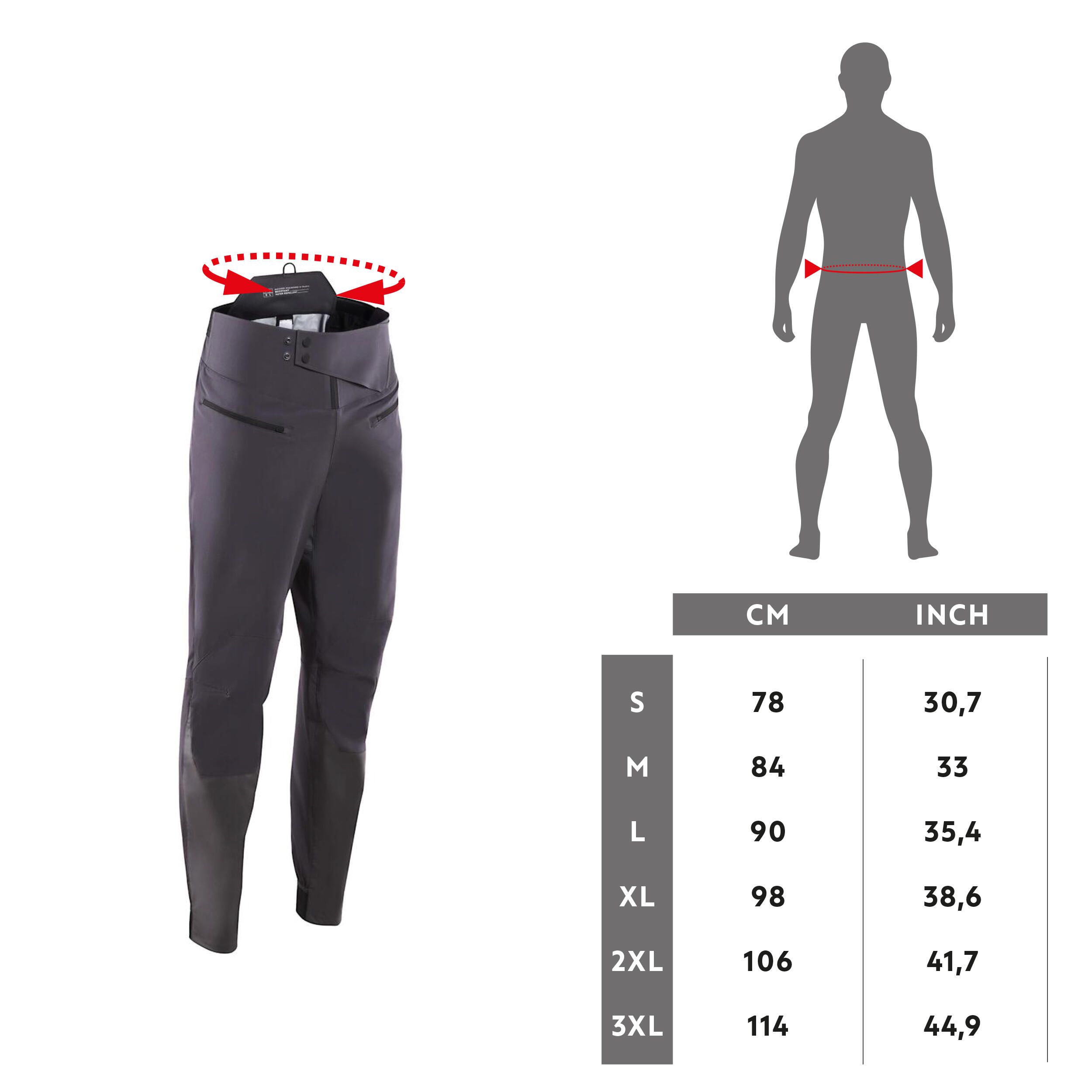 Decathlon rockrider all outlet mountain trousers