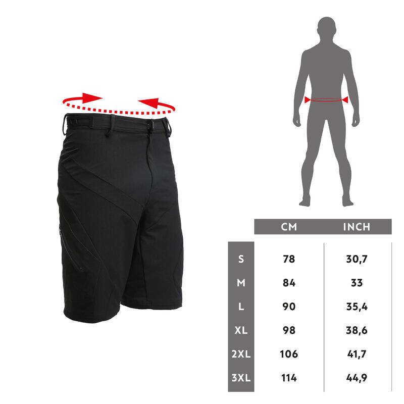 Pantaloncini mtb uomo EXPL 700 neri