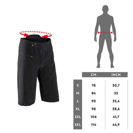 All Mountain Mountain Biking Shorts 2021 - Black