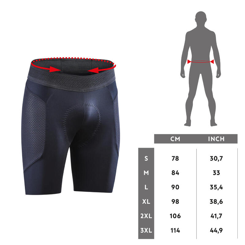 MTB-ONDERSHORT EXPL 700 GRIJS