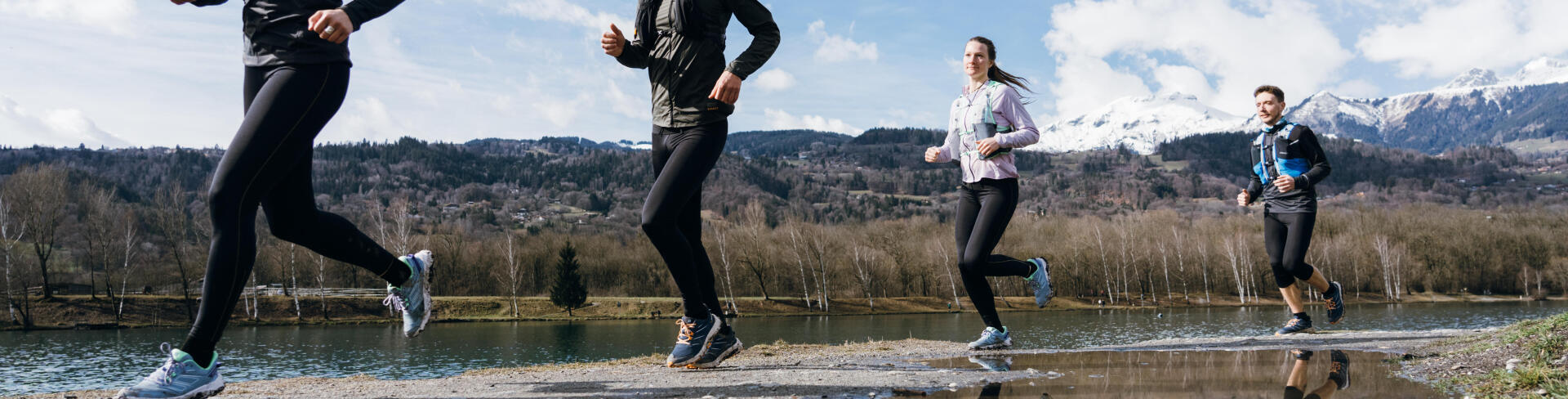 Courir en groupe