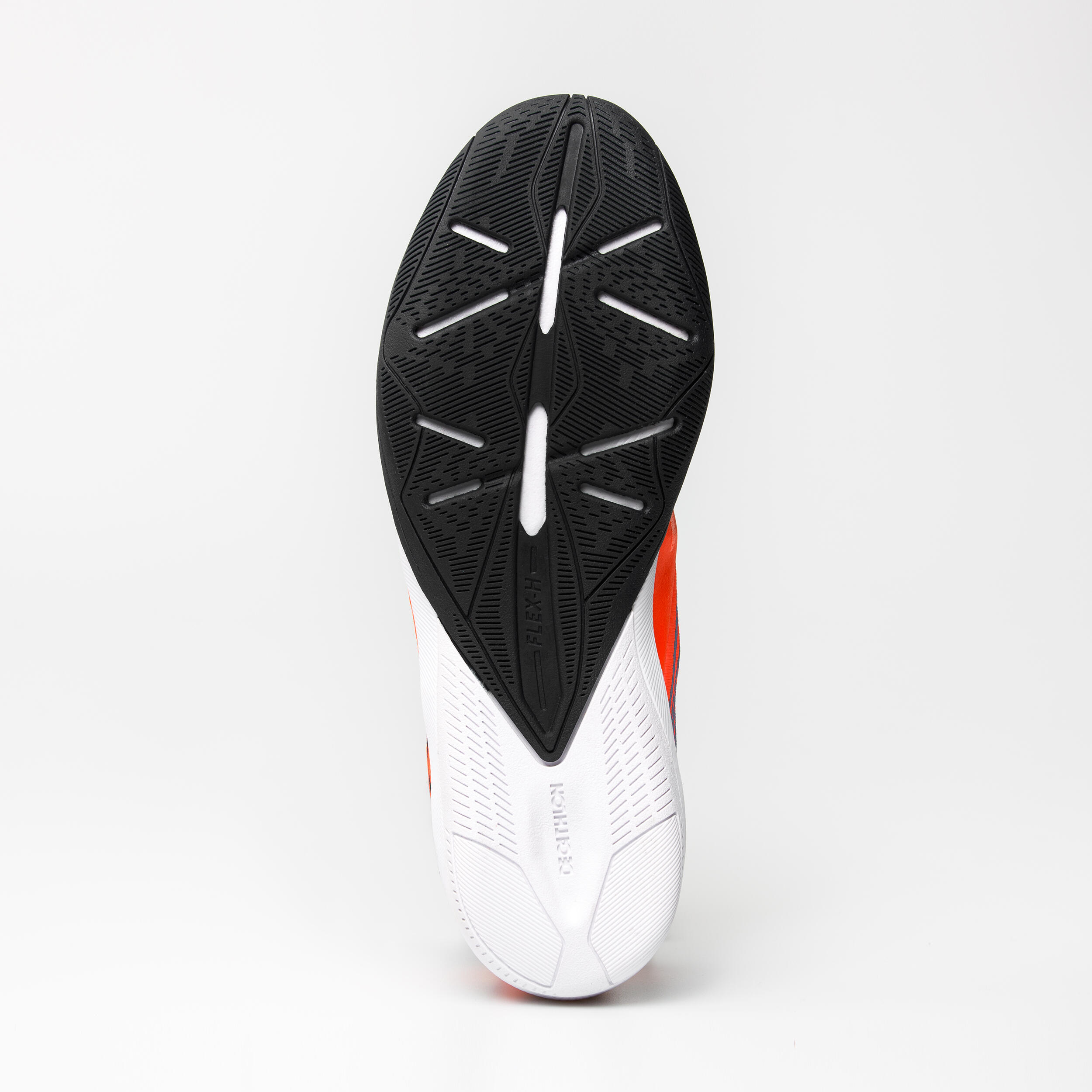 Zaalvoetbalschoenen kind Ginka Pro oranjerood 5/11