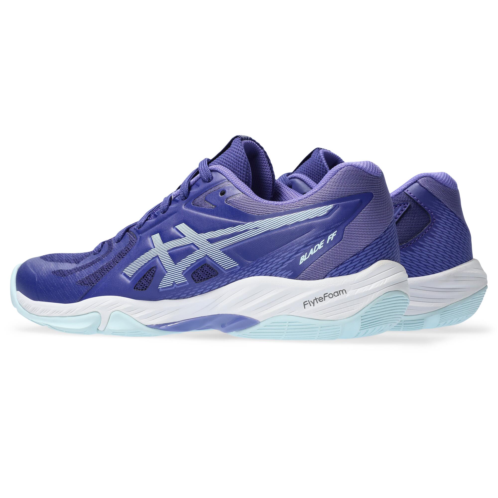 Badmintonschoenen voor dames BLADE FF aubergine/aquamarijn 6/8