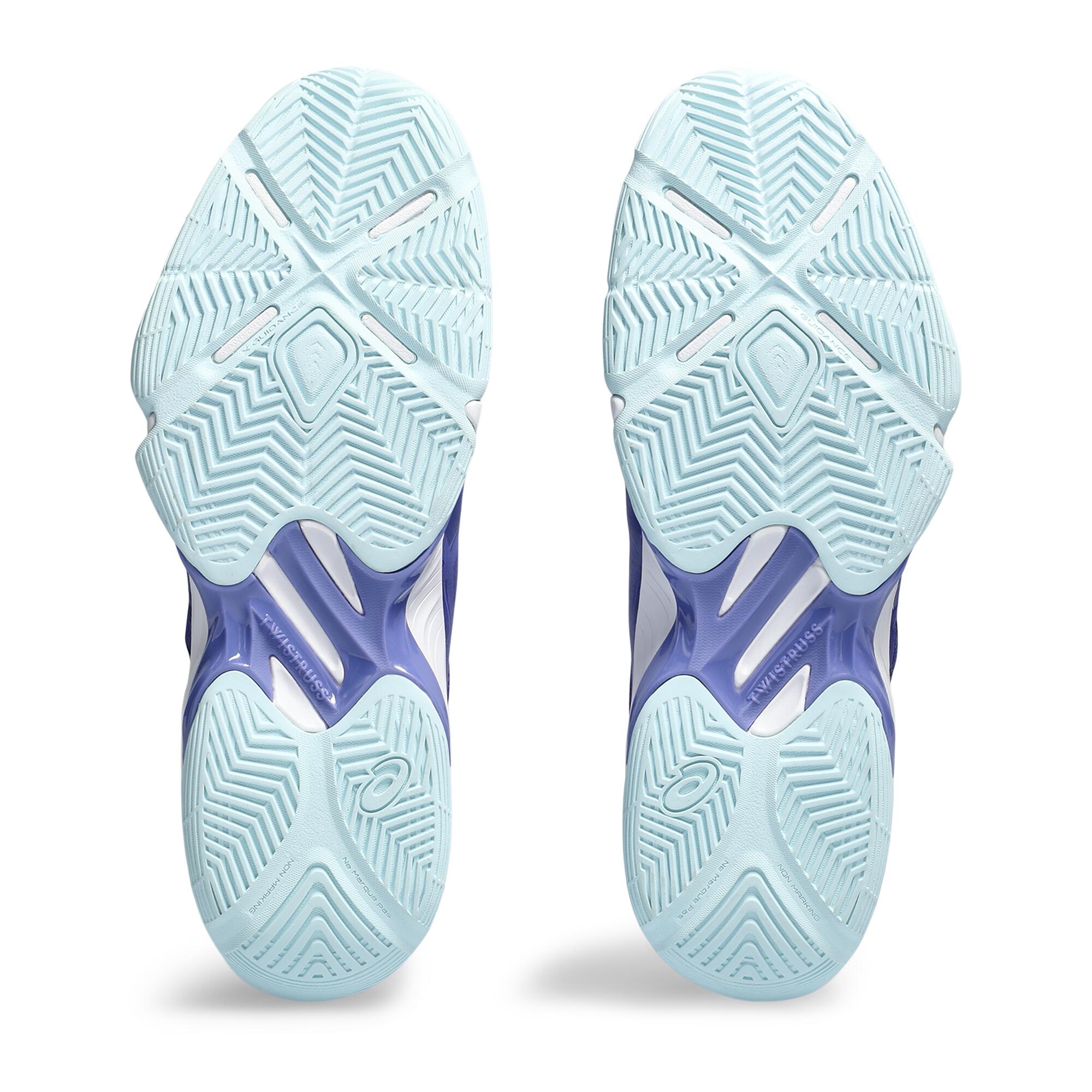 Badmintonschoenen voor dames BLADE FF aubergine/aquamarijn 4/8