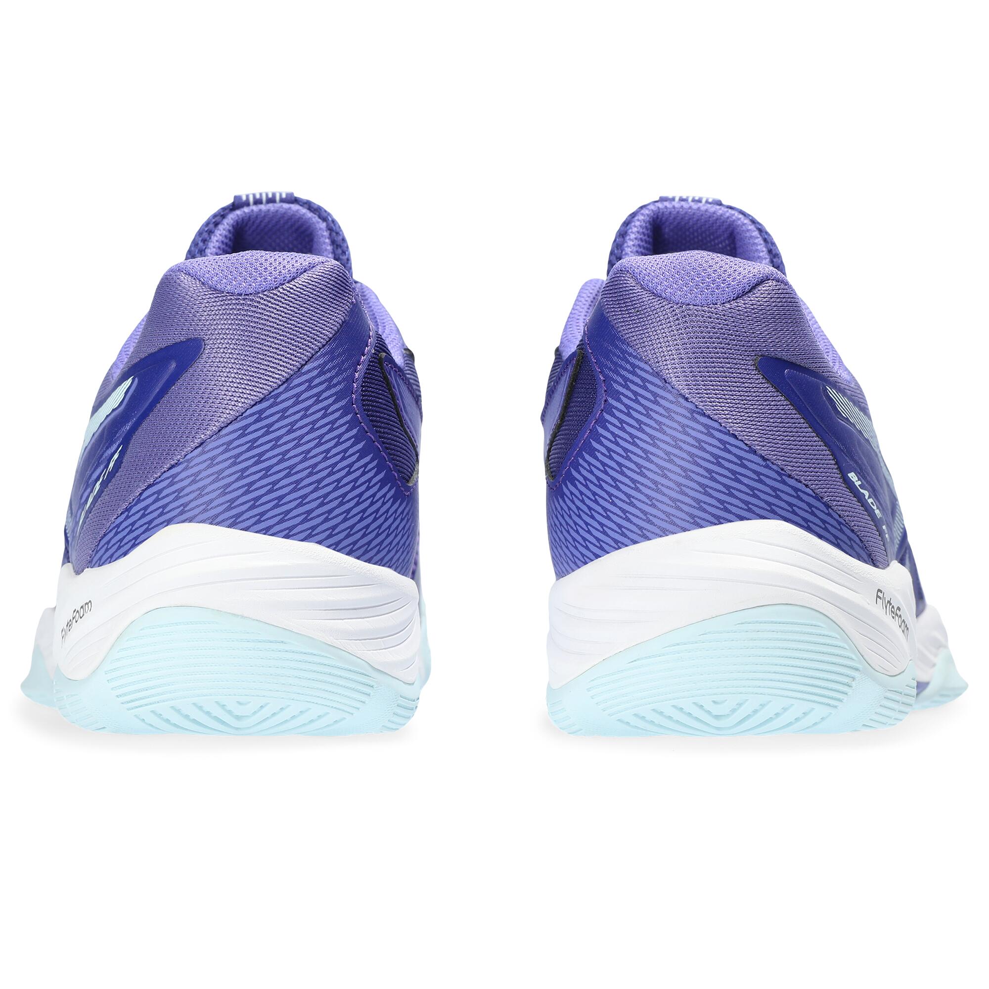 Badmintonschoenen voor dames BLADE FF aubergine/aquamarijn 7/8