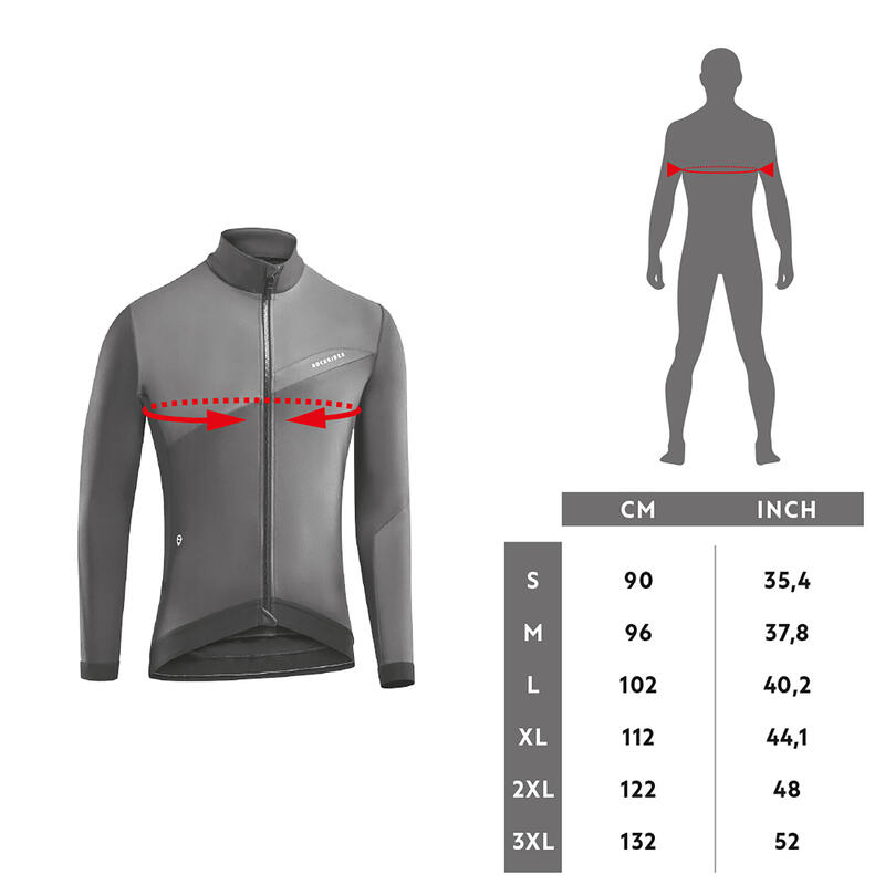 VEST VTT XC mi saison ML homme rouge