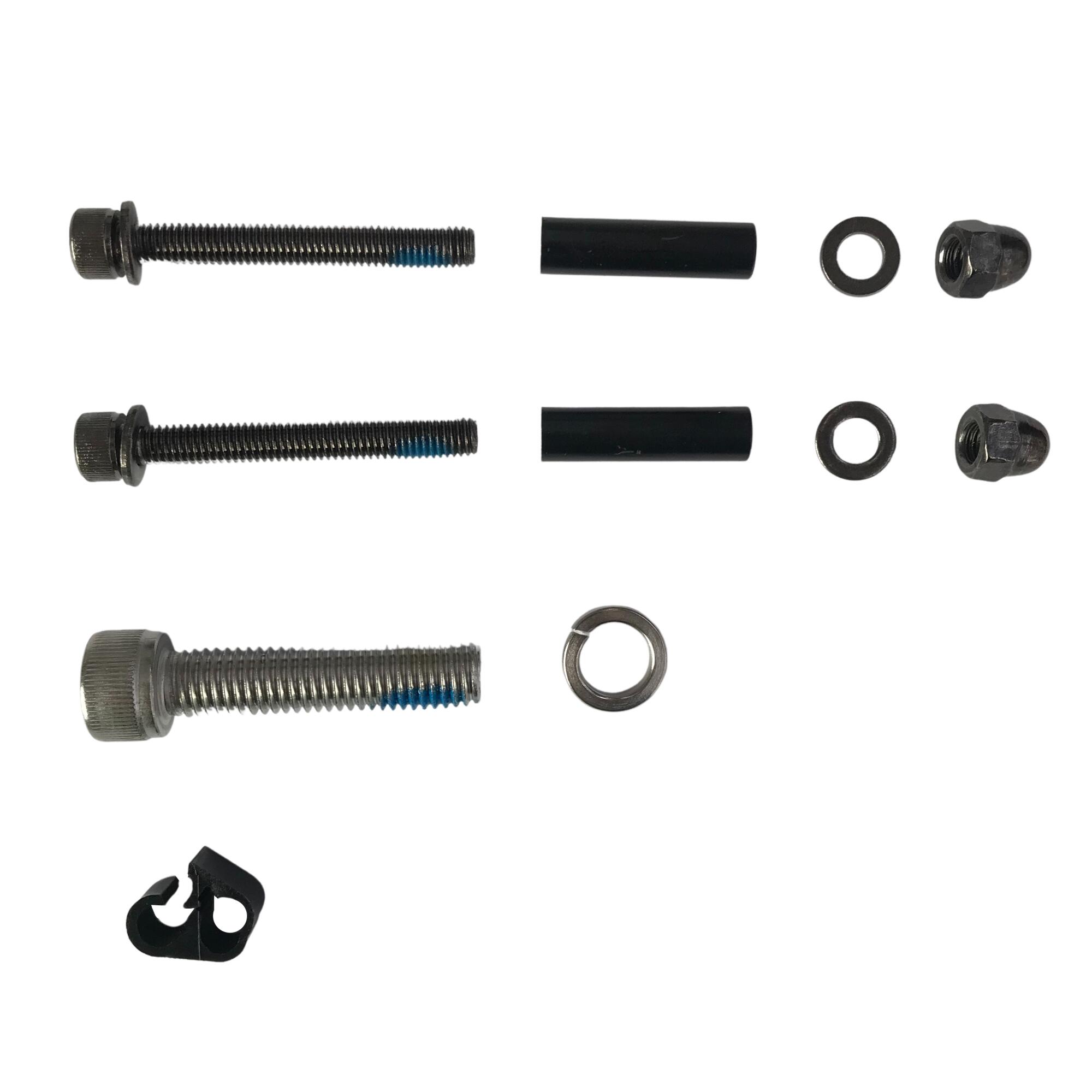 Elops - Kit Visserie Pour Panier Avant Du Velocargo Longtail R500 Electrique - Visserie - Sav Cycle - Noir - Taille Unique - Decathlon