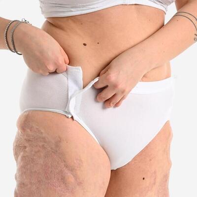 Slip donna con strap bianchi