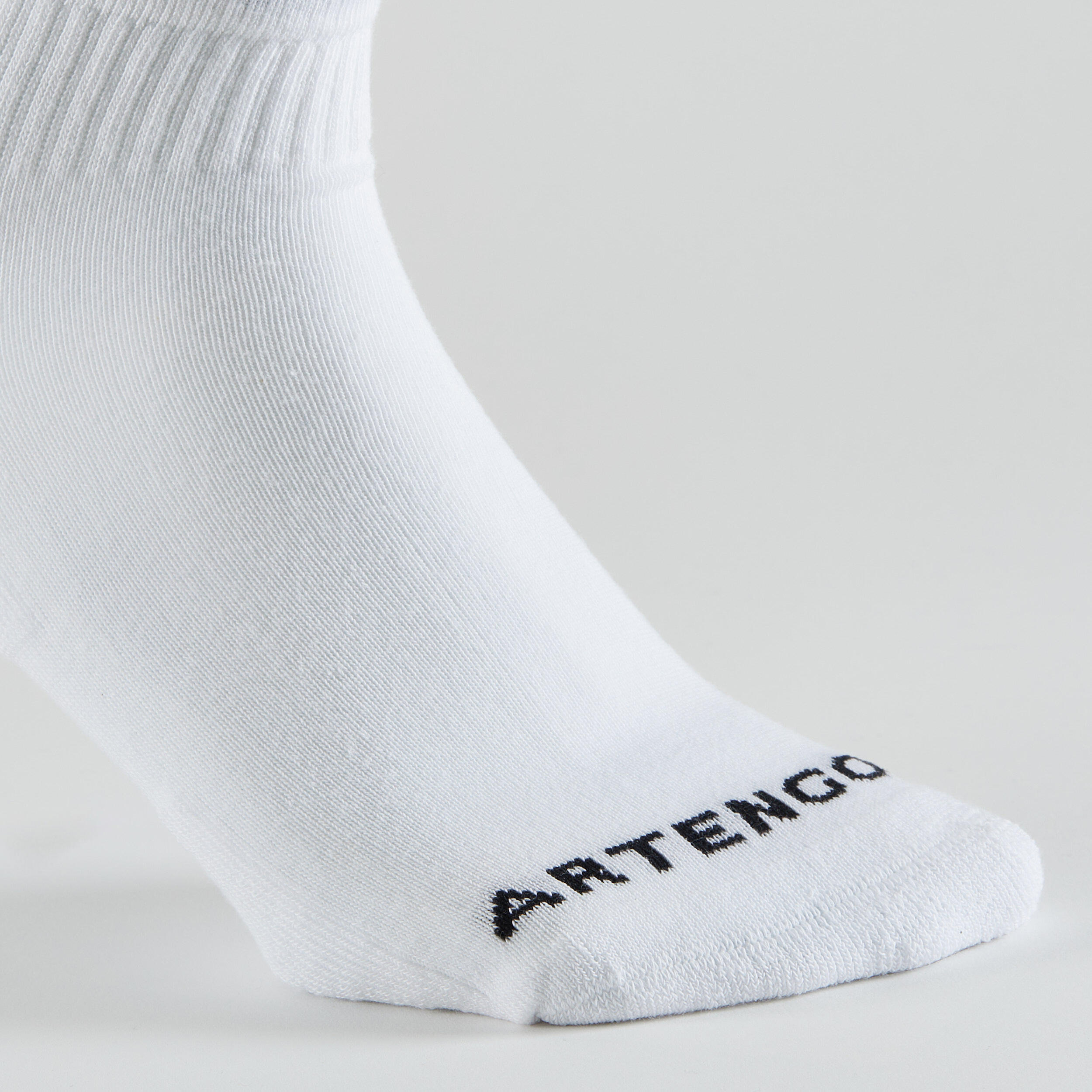 RS 100 WHITE HALF-HIGH TENNIS SOCKS SET OF 3