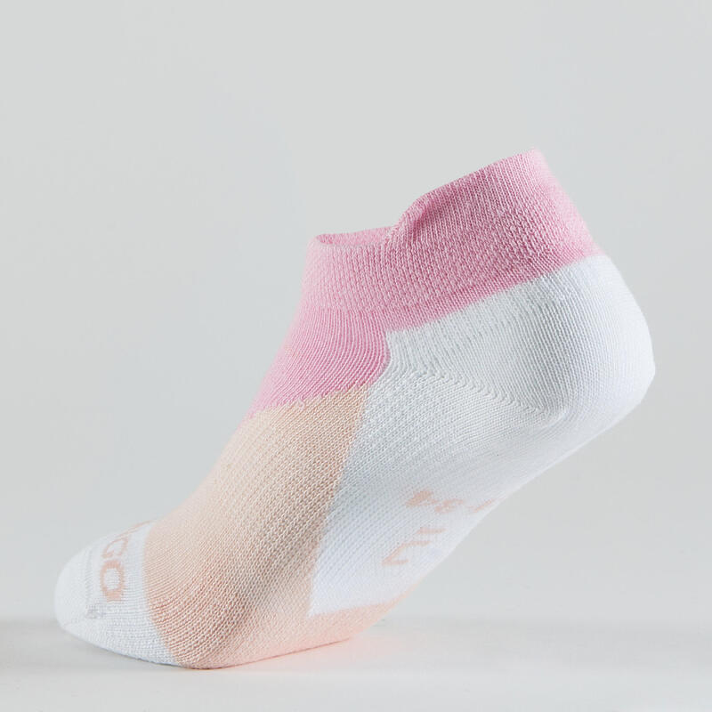 CHAUSSETTES TENNIS ENFANT BASSES ARTENGO RS 160 MULTICOLORE LOT DE 5