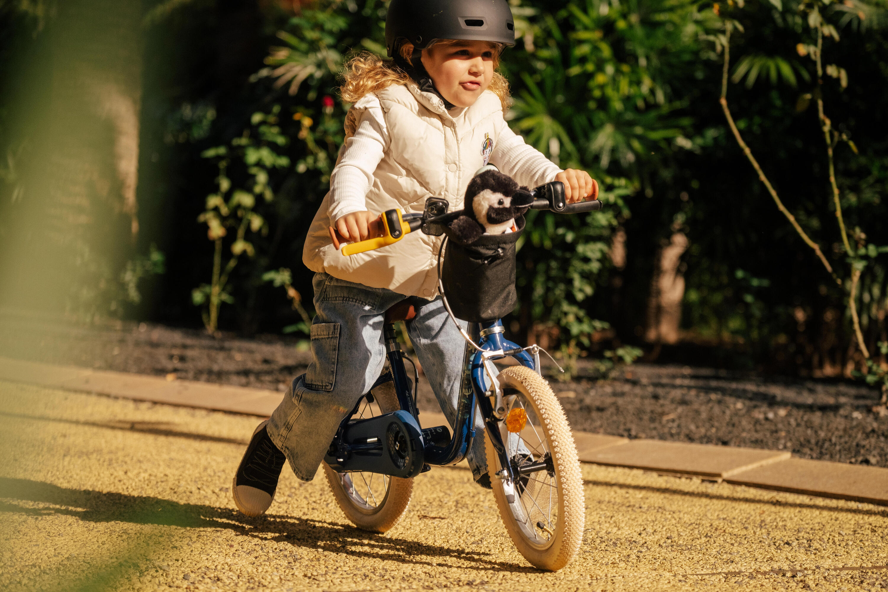 ALFORGE DE GUIADOR PARA TRICICLOS, BICICLETAS APRENDIZAGEM E BICICLETAS 2-6 ANOS PRETO 7/10