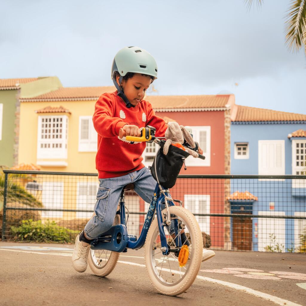 Kids' 3-5 Years 2-in-1 14 Inch Balance Bike Discover 900 - Green