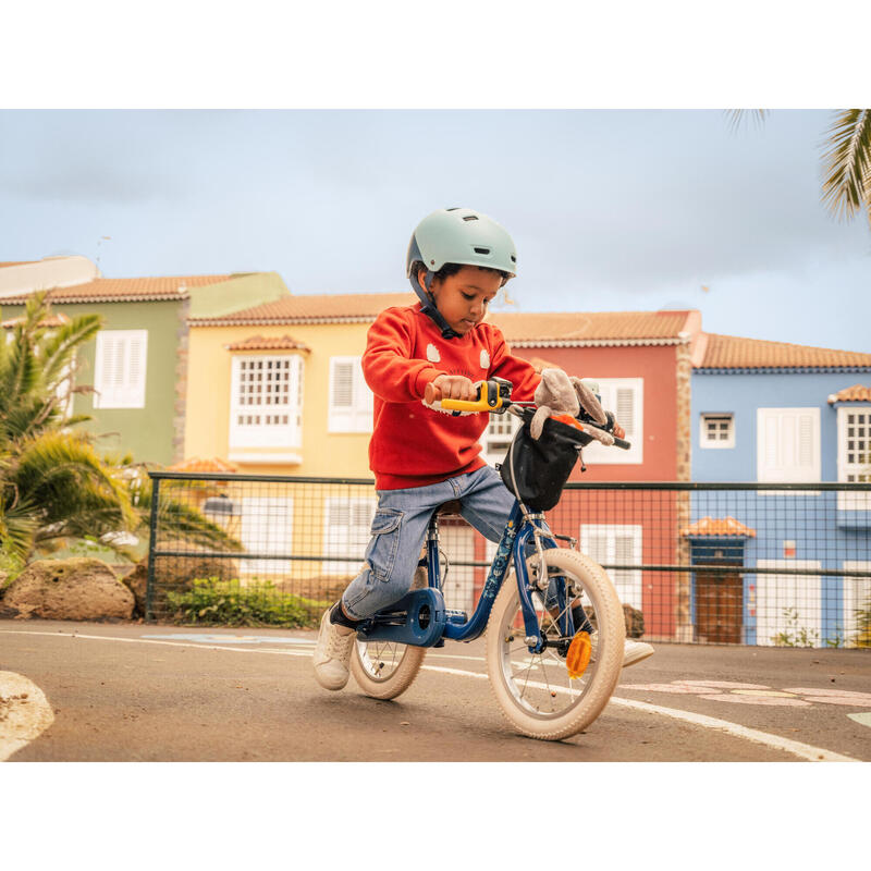 Brašna na řídítka na tříkolky, odrážedla a kola pro děti od 2 do 6 let černá 