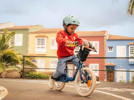 Vaikiškas „du viename“ dviratis „Discover 900“, 14 col., 3–5 m, mėlynas
