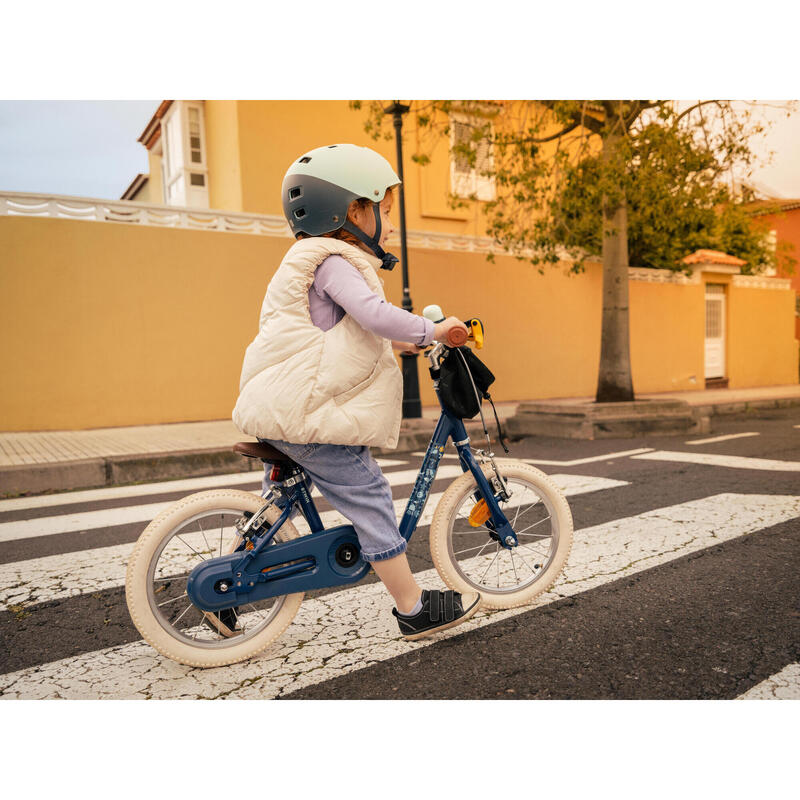 Bicicleta + Bici Sin Pedales 2 en 1 Discover 900 Niños 3-5 Años Azul 14"