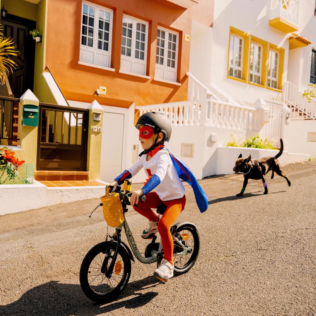 Kinderfahrrad 2-in-1 Laufrad 14 Zoll 3-5 Jahre Discover 900 grün 