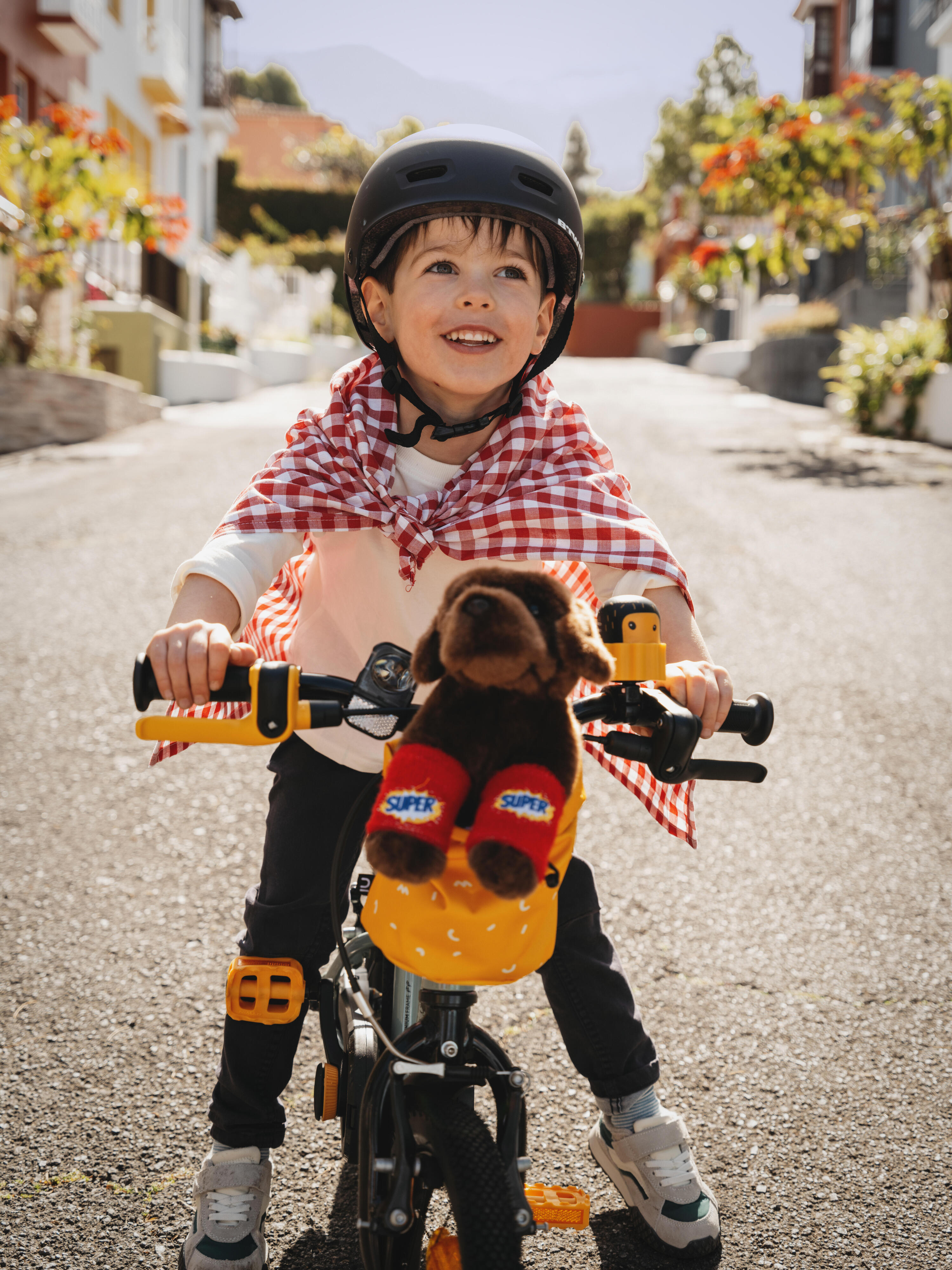 Sacoche de guidon de vélo enfant – jaune 6/10